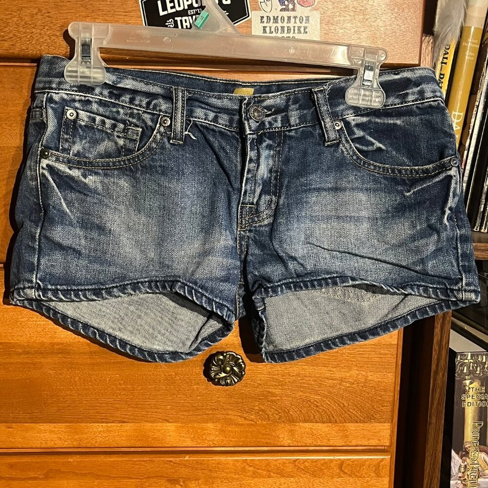 7 For All Mankind Denim Cutoff Shorts (S)